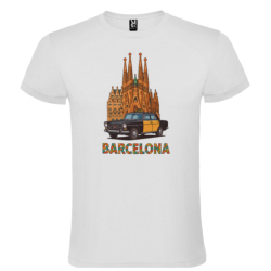 Camiseta Taxi de Barcelona y Sagrada Familia